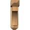 Ekena Millwork Westlake Arts and Crafts Rough Sawn Bracket w/ Offset Brace, Western Red Cedar, 6"W x 22"D x 22"H BKT0604X22X22WTL03RWR - alternate 3